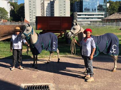 Juan y Ciro Convers se presentaron el año pasado por primera vez en la Rural