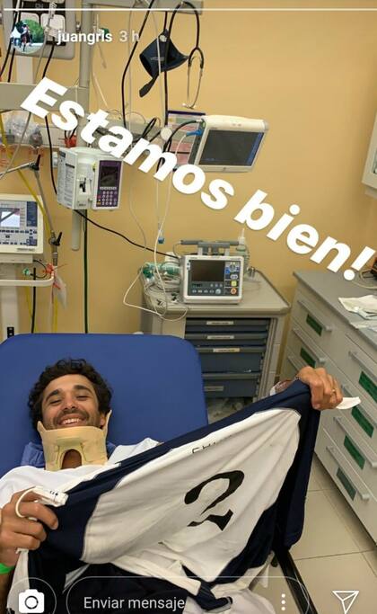 Juan Zavaleta (h.), desde su Instagram: la mejoría del jugador de La Ensenada