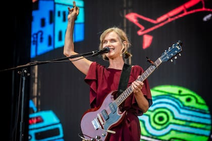 Juana Molina ofreció su show en el escenario alternativo