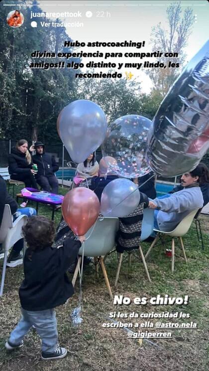 Juana Repetto celebró su cumpleaños con una sorpresa para sus invitados (Foto: Instagram)