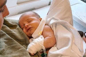 Juana Repetto tuvo que operar de urgencia a su hijo de dos meses