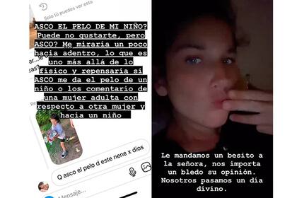 Juana Repetto, furiosa con una usuaria que dijo que le daba "asco" el pelo de su hijo Toro