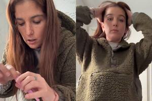 Juana Repetto publicó un video del momento en el que se enteró de su embarazo (Video: Captura de video / Instagram @juanarepettook)