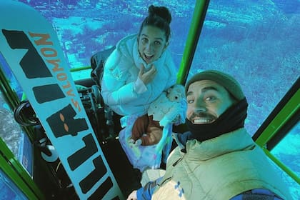 Juana Repetto y Sebastián Graviotto con Belisario