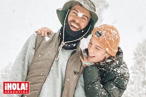 Las divertidas fotos de Juana Repetto con su familia en la nieve