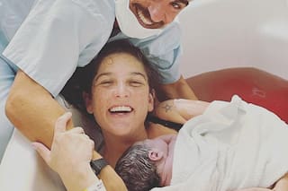 Nicolás Repetto y Reina Reech celebraron el nacimiento de su nieto