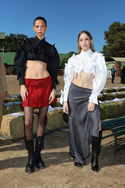 Juana Tinelli y Juana Ortega, invitadas a los desfiles de Designers