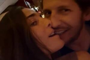 El picante video de Juana Viale, a los besos con su novio: "Felices los dos"
