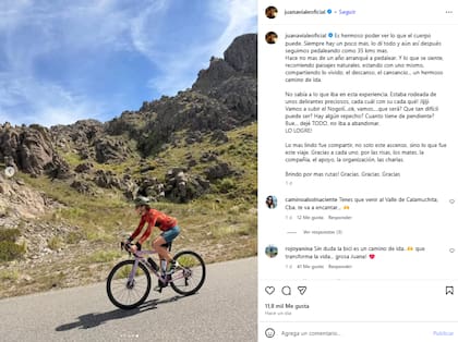 Juana Viale expresó su felicidad y emoción por su hazaña deportiva (Foto: Instagram @juanavialeoficial)