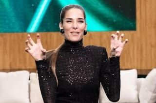 El look de Juana Viale: “Con las piernas de Tina Turner y el pelo de Ariana Grande”