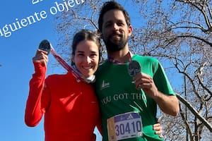 Juana Viale corrió la media maratón, pero la pasó mal por un problema de salud y le dejó una dedicatoria a Yago Lange
