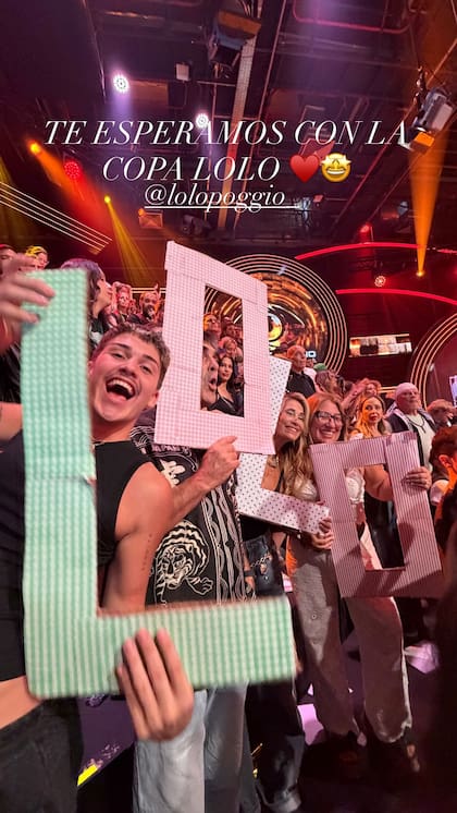 Juani Otero, el representante del club de fans de Lolo Poggio