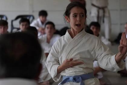 Juanita practicaba karate en el Club Capri de Misiones.