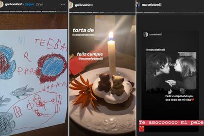 Juanita Tinelli y Guillermina Valdes felicitaron al conductor por su cumpleaños