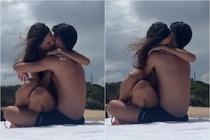 Fran Tinelli mandó al frente a su hermana Juanita y la mostró muy acaramelada con su novio en la playa