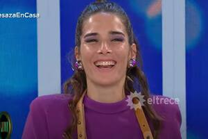 Juanita tuvo un descuido ante los invitados. Fuente: eltrece