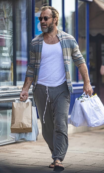 Jude Law, de compras