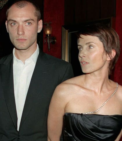 Jude Law y Sadie Frost, cuando todavía estaban juntos