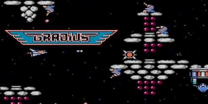 Juego de Gradius, creado por esta empresa japonesa en 1986 como un juego de arcade.