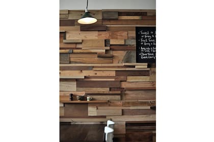 Juego de volumen y tonos para una pared especial