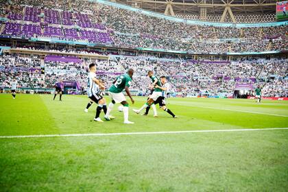 Jugada de Argentina contra Arabia Saudita