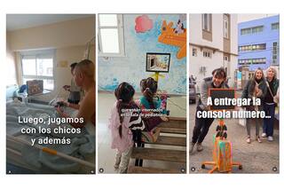 Hacen consolas de videojuegos y las instalan en hospitales públicos de niños