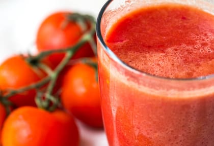 Jugo de tomate.