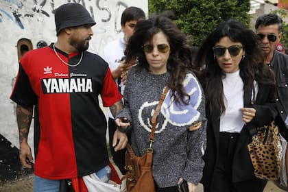 Dalma y Giannina Maradona el primer día del juicio por la muerte de su padre
