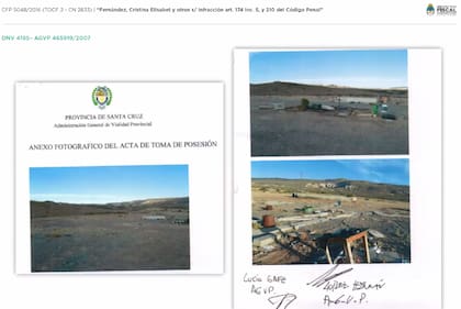 Las fotos de algunos obras sin terminar abandonadas por las empresas de Lázaro Báez