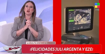 Juli Argenta adelantó que tiene fecha de parto para el 10 de octubre