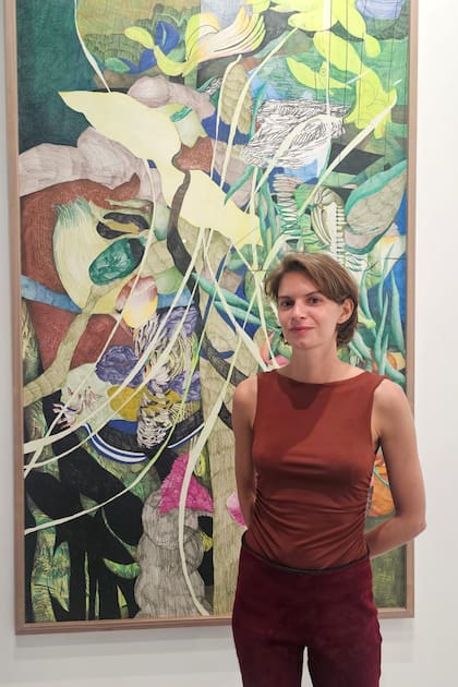 Julia Padilla, de 34 años, recibió el II premio Talento Joven en ARCO