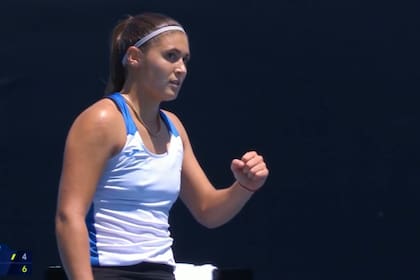 Julia Riera es la única tenista argentina que se metió en el cuadro principal desde la qualy