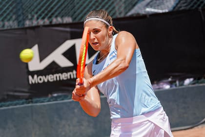 Julia Riera, hace unas semanas en Ibagué: se convirtió en la jugadora argentina con más triunfos en la Billie Jean King Cup