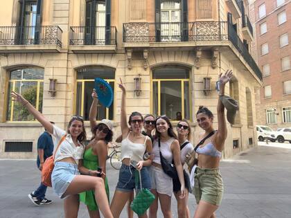 Julia y sus amigas en MIlán