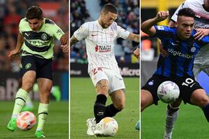 Julian Álvarez, Alejandro "Papu" Gómez y Lautaro Martínez tendrán compromisos exigentes en Manchester City, Sevilla e Inter por las ligas inglesa, española e italiana de fútbol.