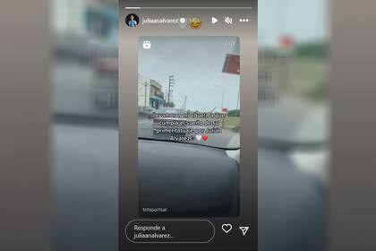 Julián Álvarez compartió en su historia el tatuaje que se hizo una abuela en su honor