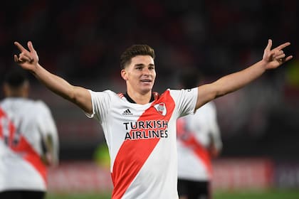 Julián Álvarez, estrella absoluta de River y, en breve, del Manchester City de Inglaterra 