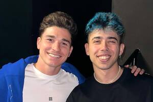 Julián Álvarez fue a ver a Luck Ra en el comienzo de su gira en España (Foto: Instagram @luckra)