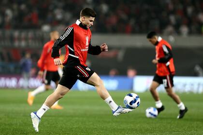 Julián Álvarez juega su último partido en River