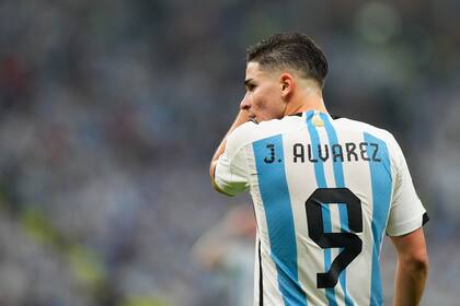 Julián Álvarez marcó cuatro goles en el Mundial Qatar 2022 para la selección argentina y fue clave