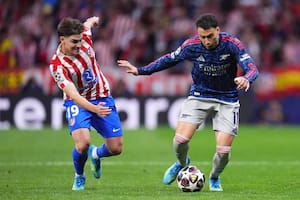 Atlético de Madrid y Arsenal empatan en el Metropolitano: Julián Álvarez tuvo la chance más clara
