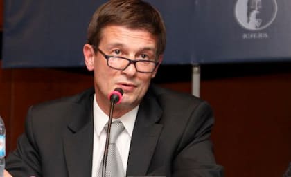 Julián Ercolini, el juez federal que tiene a su cargo la causa impulsada por Tofoni contra Tapia por los derechos de los amistosos de la Selección