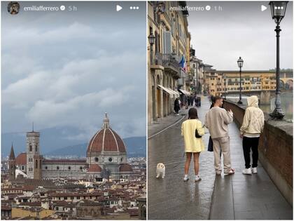 Julián y Emilia también visitaron Florencia
