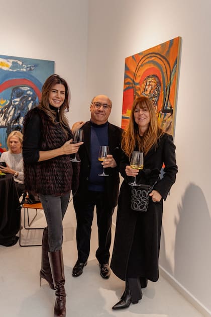 Juliana Awada, Marcelo Nougués y Paz Caradonti
