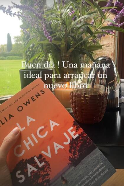Juliana Awada recomendó La chica salvaje de Delia Owens, una novela considerada "una oda a la naturaleza"