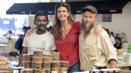 La primera dama destacó la importancia de poder articular "un espacio de reunión" para productores, cocineros y vecinos