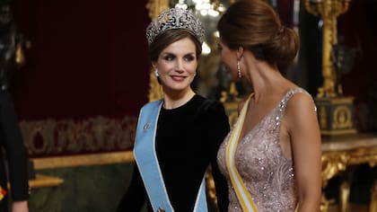 Juliana Awada y la reina Letizia