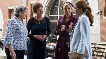 Juliana Awada y la reina Máxima visitaron un refugio para víctimas de la violencia doméstica