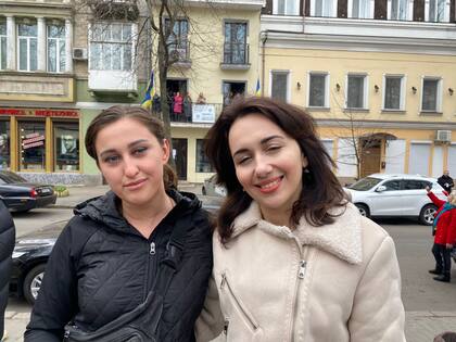 Juliana decidió quedarse en Odessa pese a los bombardeos