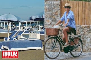 Sus pintorescas vacaciones junto a sus hijas Valentina y Antonia en la Toscana